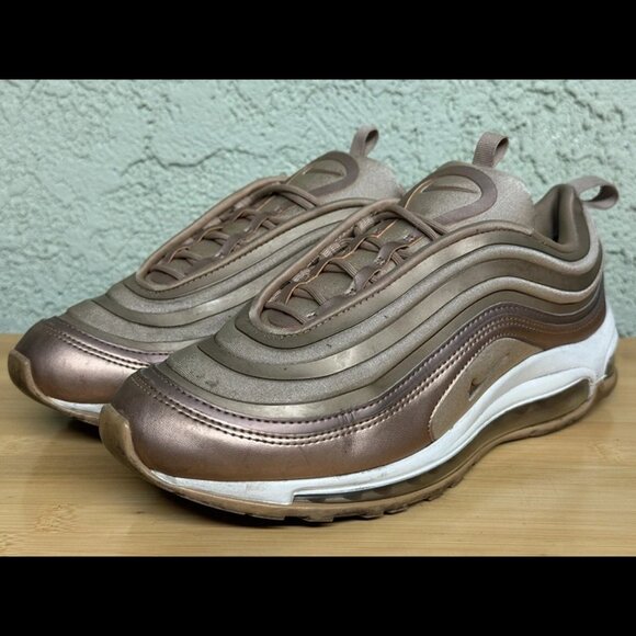 Size 7 - Nike Air Max 97 Ultra '17 Metallic Red Bronze 917704-902 - Picture 4 of 9
